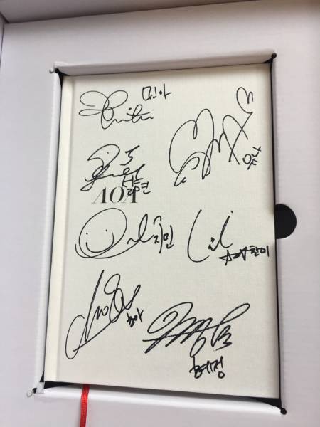 AOA★全員直筆サイン★シーズン グリーティング ケース&ダイアリー