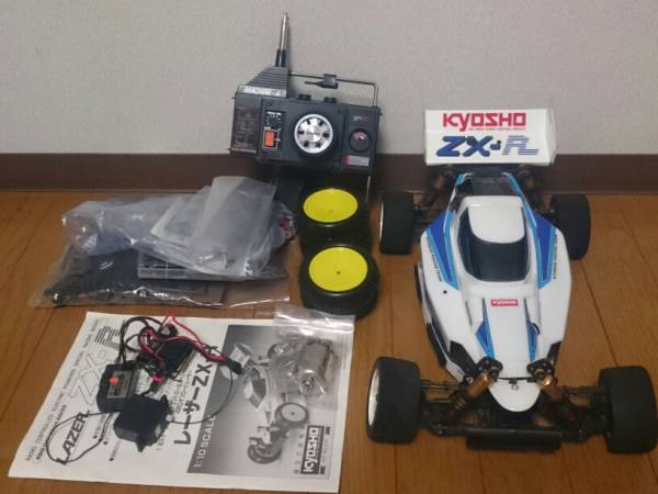 京商オプティマ、ジャンク品 当時物 京商 レーザーZX-R 4WD レーシングバギー ジャンク扱い