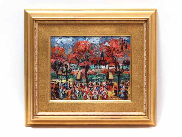 Yahoo!オークション 「アンリ、ダンティ」絵画 (美術品) の落札 油彩 D