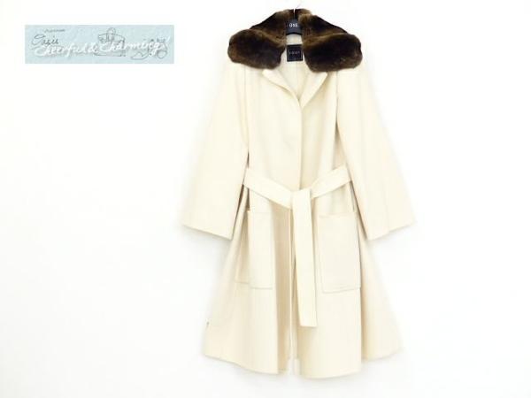 FOXEY BOUTIQUE ファー ロングコート チンチラ カシミヤ100% 【公式