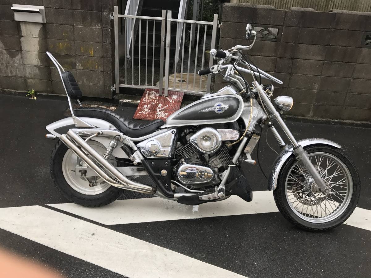 マグナ250美車 極上外装サビキズほとんど無し美車！機関絶好調