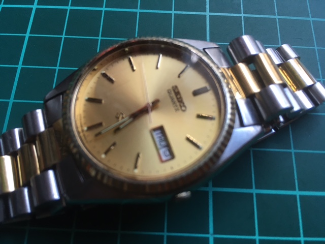 SEIKO/セイコー SQ デイト 5Y23-8A60 ヴィンテージ クオーツ メンズ 