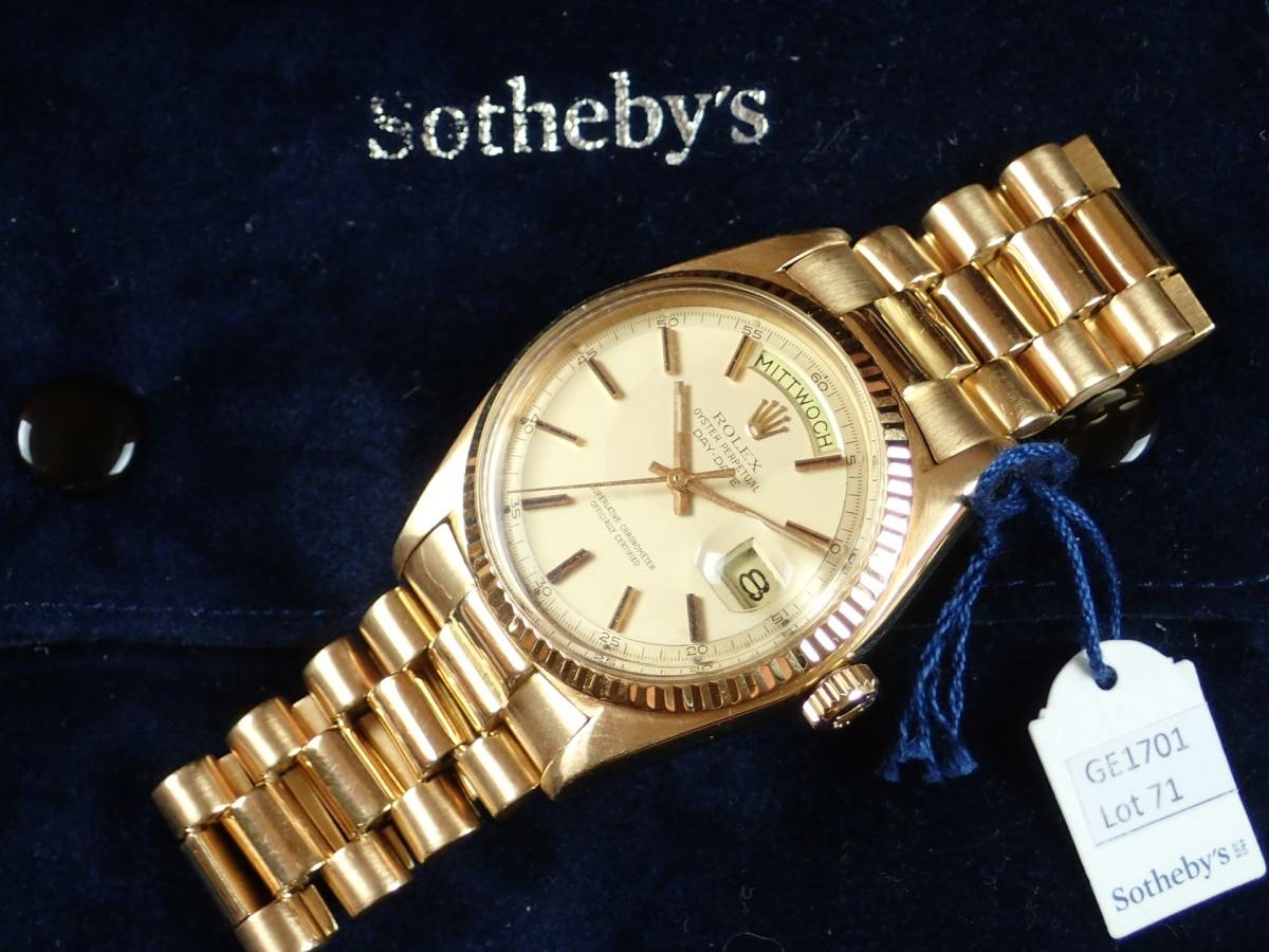 ROLEX ロレックス DAYDATE デイデイト 1803 1970年製 2017年5月
