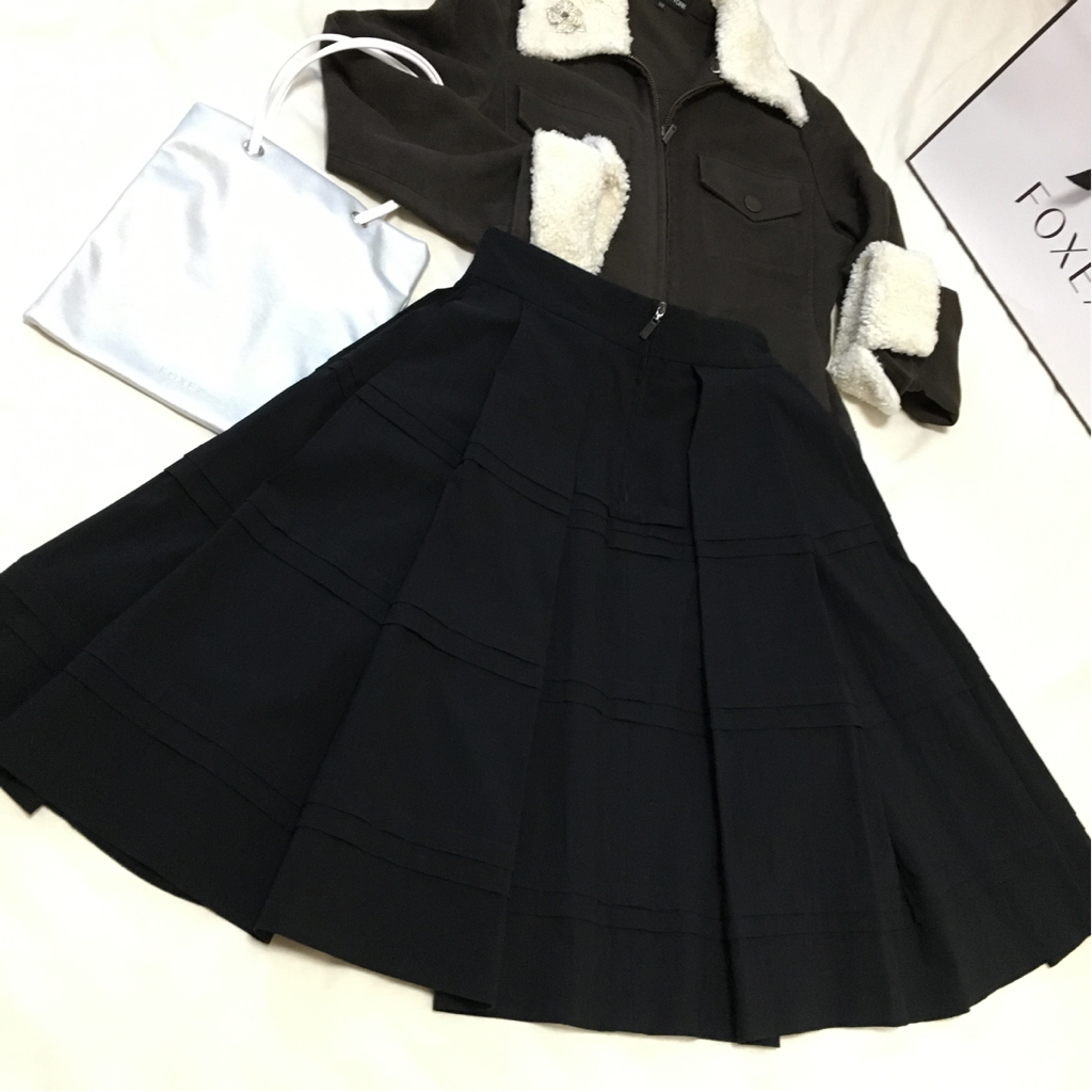美品 フォクシースカート 黒 38
