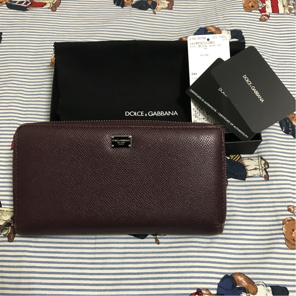 長財布 財布 ドルチェ&ガッバーナ ラウンドファスナー ドルチェ 