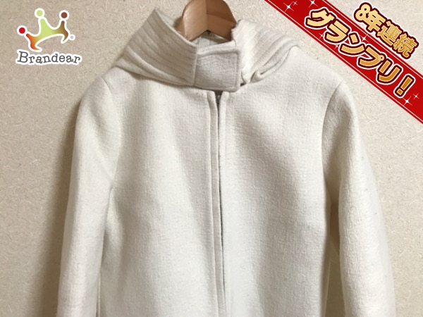 ルシェルブルー コート サイズ36【S】 レディース アイボリー 美品LE 