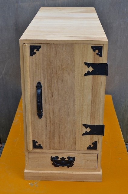 ♪♪18 【格安お得】桐製 掛軸箪笥 12本用 引出し付き 掛軸BOX 掛軸箱