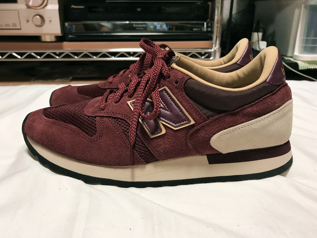 NEW BALANCE M770 RBB 屋外未使用品 試着のみ US8.5 JP26.5 箱あり 袋あり MADE IN ENGLAND