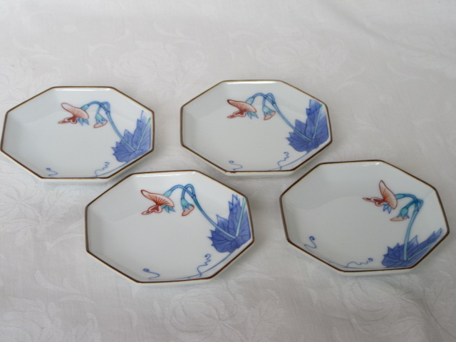 ☆辻常陸 辻製 八角小皿