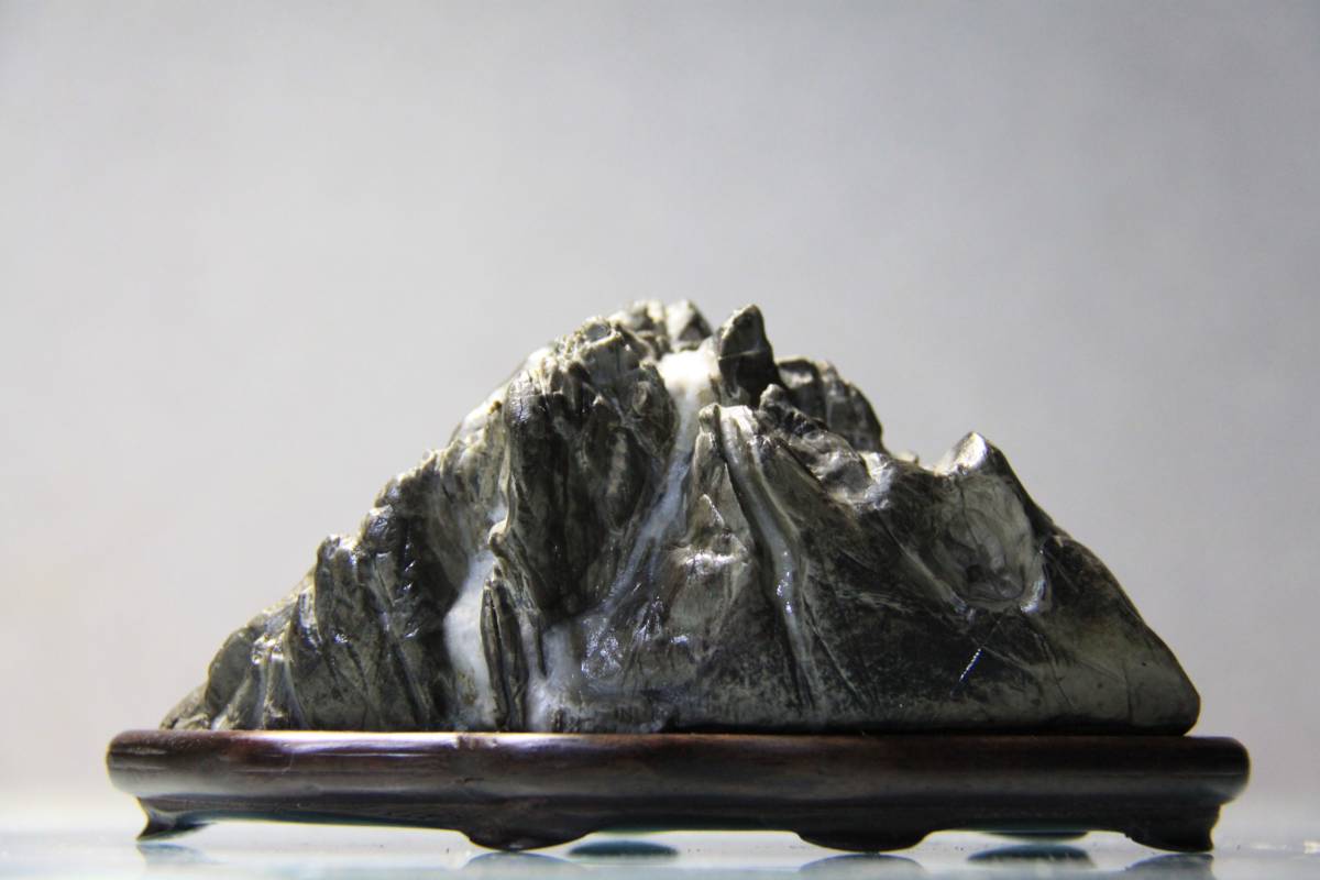 水石 盆石 盆栽 鑑賞石 自然石 小品盆栽 滝石 アクアリウム 盆景