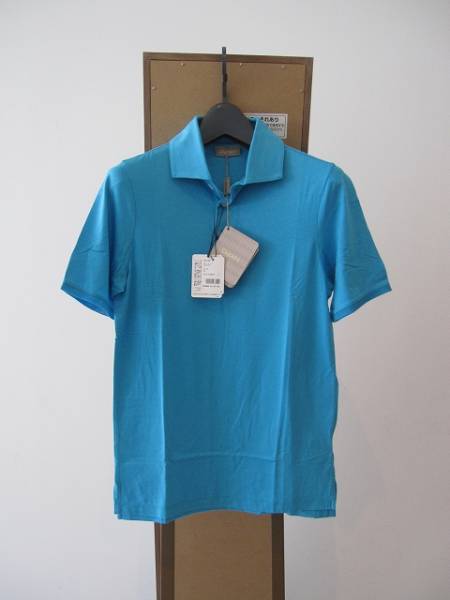 Cruciani(クルチアーニ)鹿の子ポロシャツ ネイビー(48) 美品】Cruciani