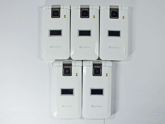 SoftBank 携帯電話 705P(ホワイト) 5台セット 白ロム 美品