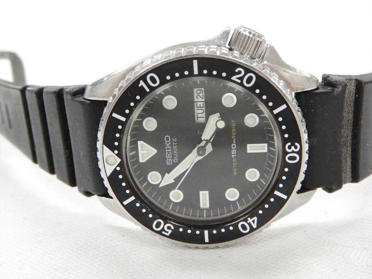SEIKO/セイコー 6458-6000 ダイバー 150M クォーツ デイデイト 稼働品