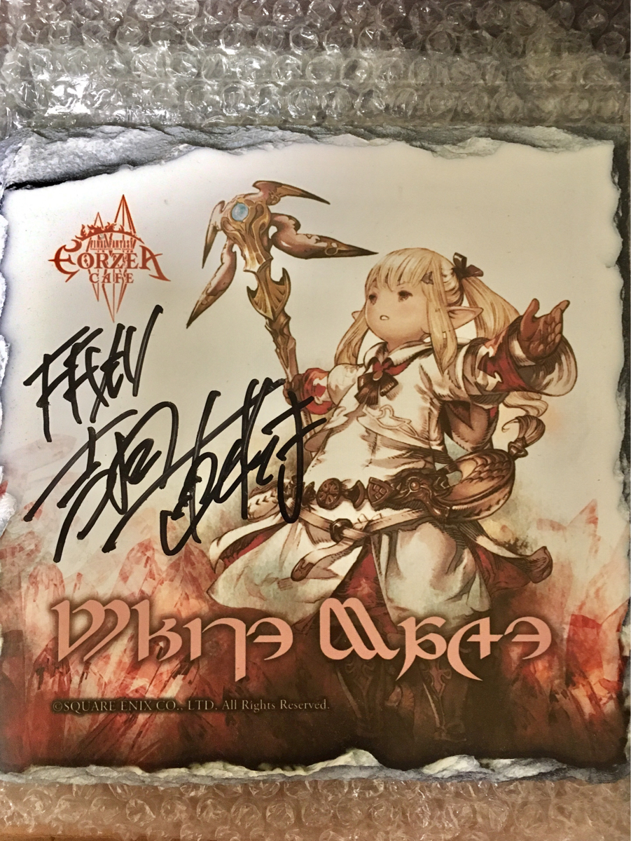 エオルゼアカフェ 石版 白魔術師 FF14 コースター アクリル 【公式通販】