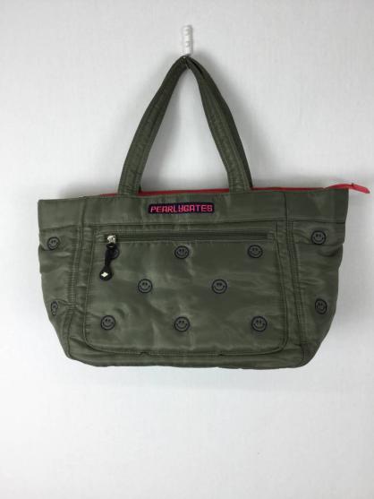 PEARLY GATES パーリーゲイツ バッグ カーキ ニコちゃん ゴルフ ☆