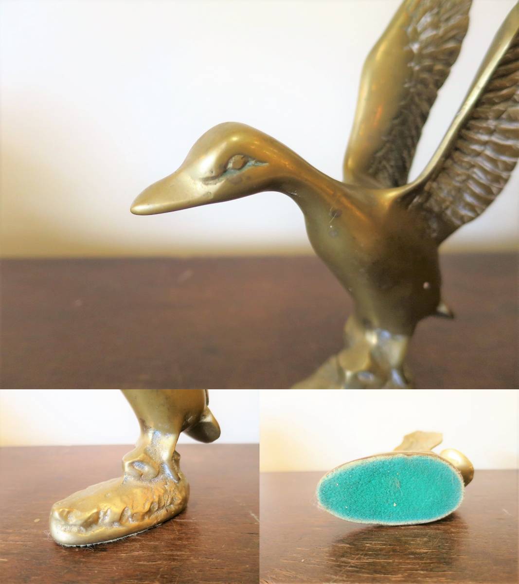 オブジェ 鳥 緑色の金属製鳥型オブジェ 公式通販
