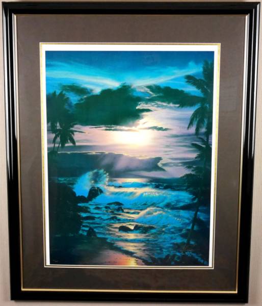 ラッセン『インペリアルグロウ』◆シルクスクリーン◆直筆サイン有◆人気！特大！