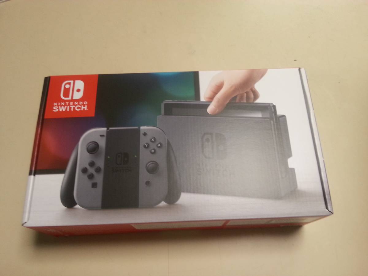 【送料無料！新品未開封・即決・即日発送】任天堂スイッチ Nintendo Switch 本体一式　グレー　メーカー保障付
