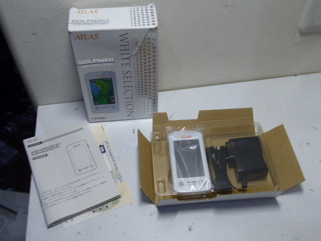 ユピテル ゴルフナビAGN3500(W) 取説・箱付き