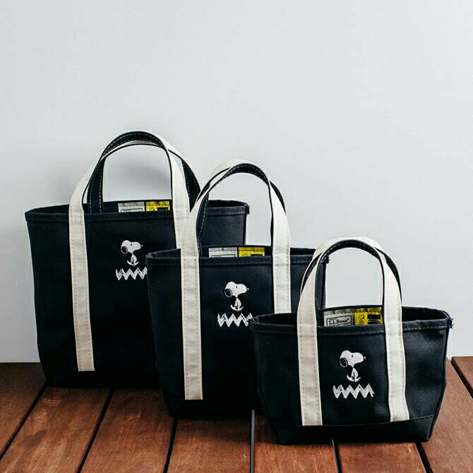 送料無料　新品　スヌーピーミュージアム　限定　L.L.Bean　トートバック