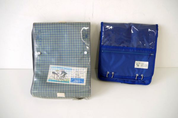 ZK981 自転車用フロントバッグ2個 オーストリッチ SALUTE 未使用保存品 ■ロードバイク/アクセサリー/収納/かばん