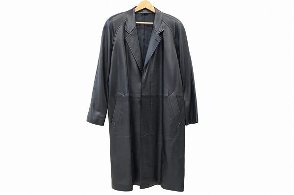10 パルティナ PARTINA TOKYO FUR SELECTED レザー コート L 黒 東京 