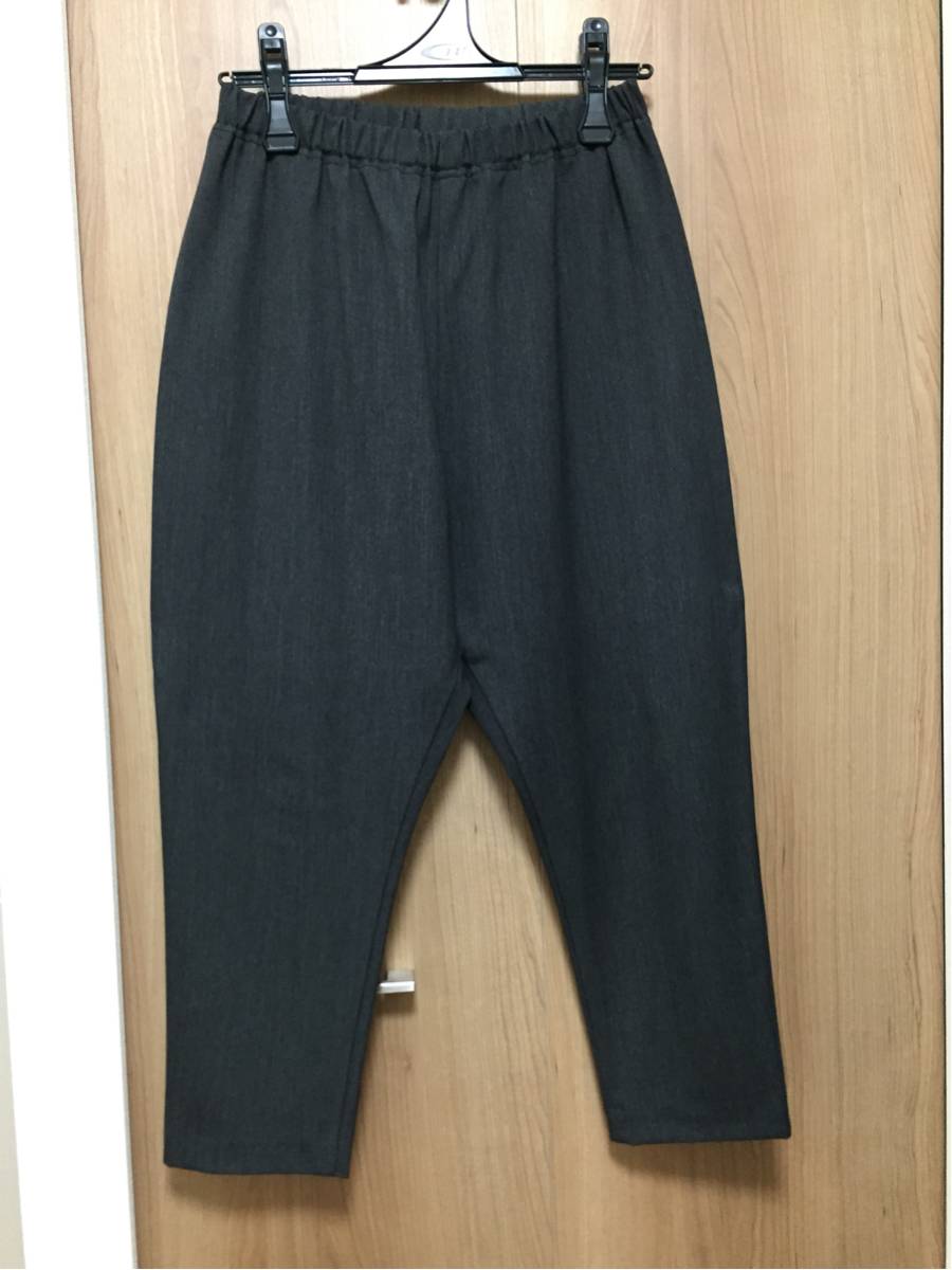 中古美品】ミズイロインド mizuiro ind サルエルパンツ グレー mizuiro