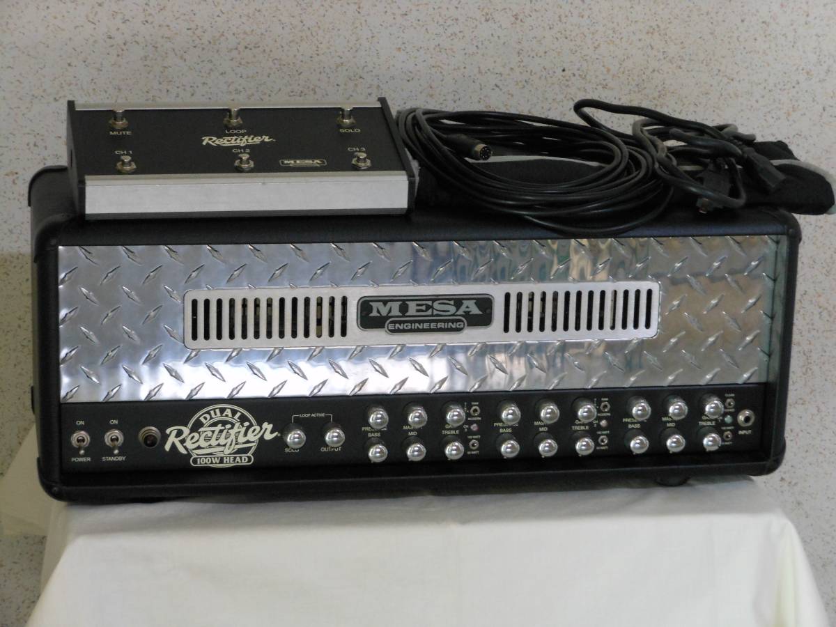 Rectifier Dual Black Head Mesa⁄Boogie Mesa Boogie - Tube Guitar 