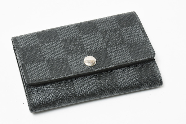 美品 ヴィトン ダミエ グラフィット 6連 キーケース N62662 ミュルティクレ6 LOUIS VUITTON