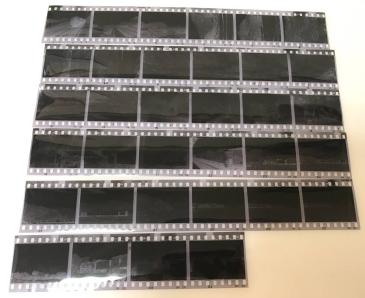 ＊古い鉄道写真 ネガフィルム 34枚 昭和45年 薩摩大川 鹿児島県 D51 蒸気機関車 DD51 C60 八代 肥後高田 熊本県