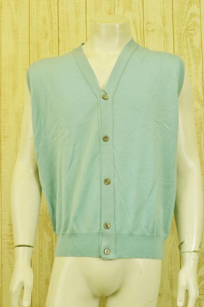 新品☆PRIVATE LIVES☆イタリア製前ボタンニットベストXL MKN469