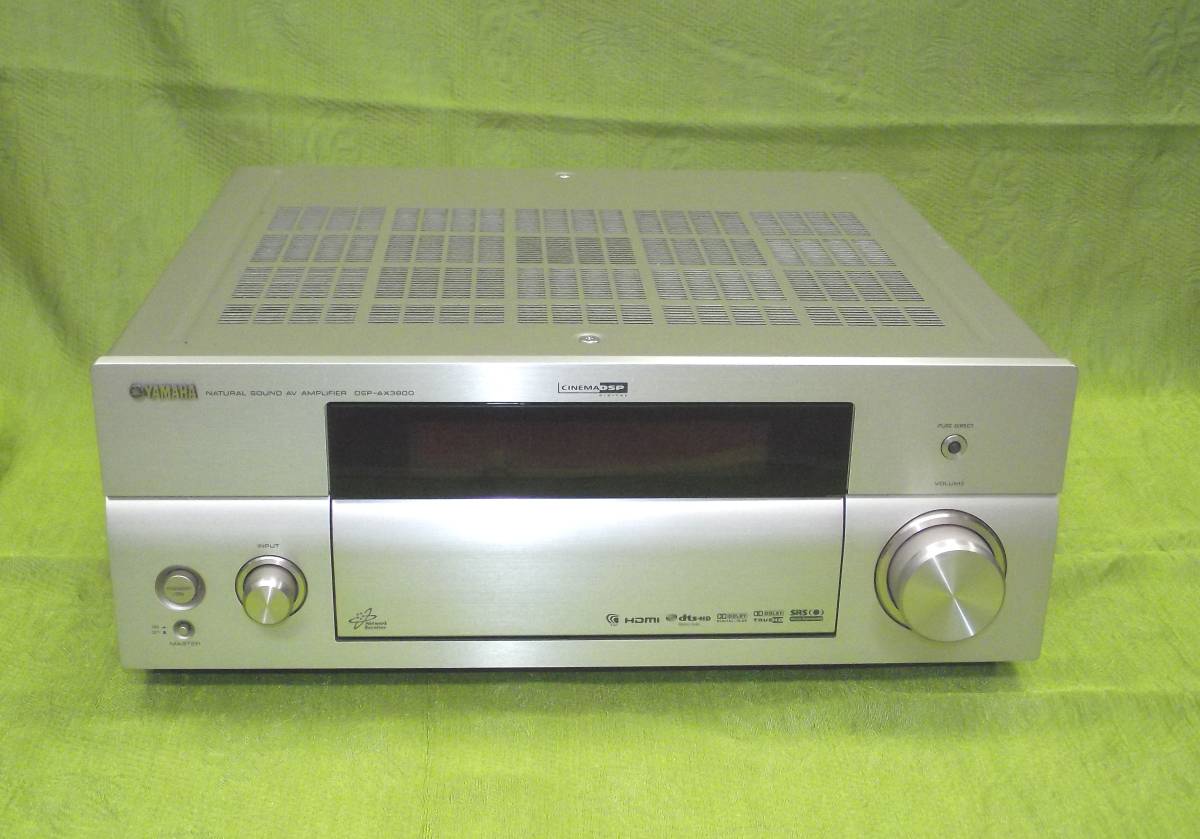 動作品】YAMAHA DSP搭載AVアンプ DSP-AX3800 付属品完備 元箱あり HDMI