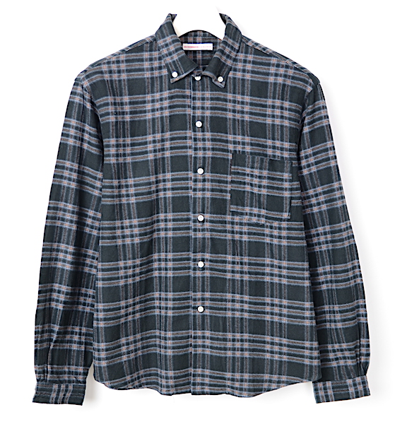 SUNSHINE+CLOUD サンシャインクラウド 未着用 getzner生地 長袖ネルシャツ [WF180]1 grown in the sun