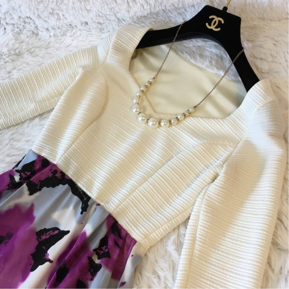 Delyle Noirデイライル ノアール 秋色フラワープリント切り替えワンピースサイズ記載99着丈77 Mサイズ 売買されたオークション情報 Yahooの商品情報をアーカイブ公開 オークファン Aucfan Com