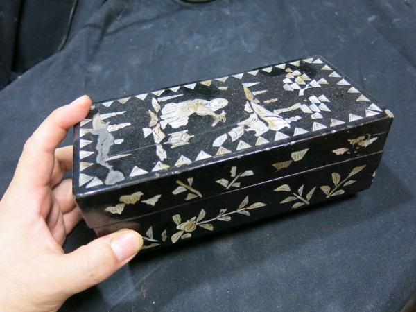 時代 | 黒漆蒔絵盆 時代箱付(19世紀) 輪島塗 杯(盃) 江戸時代・本金