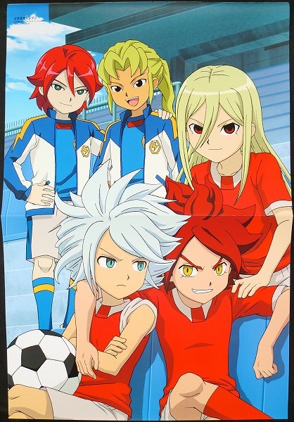 イナズマイレブン ピンナップポスター 涼野風介 南雲晴矢 亜風炉照美