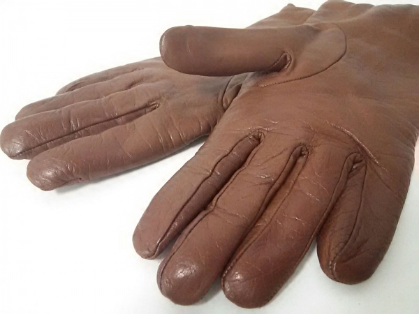 セルモネータグローブス Sermoneta gloves 手袋 7 レザー×カシミヤ