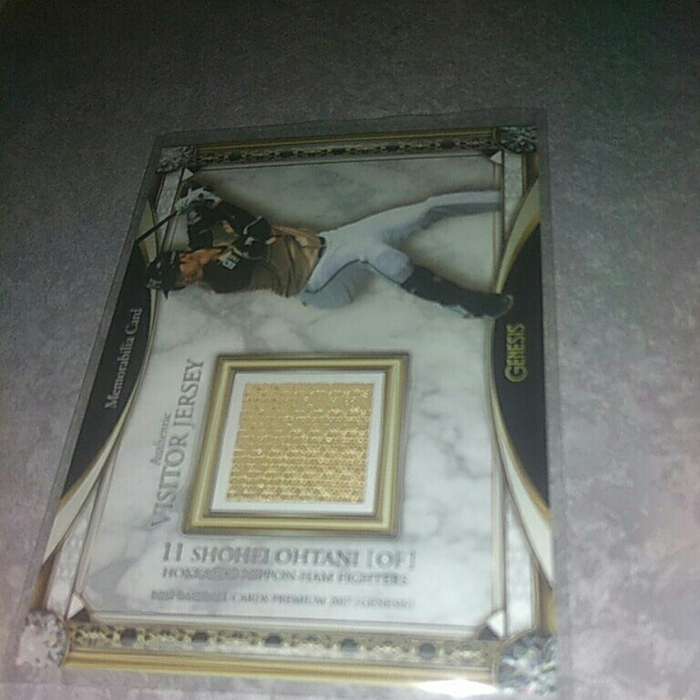 BBM Genesis 2017大谷翔平　ジャージカード　エポック2016大谷翔平ジャージ三枚セット_3