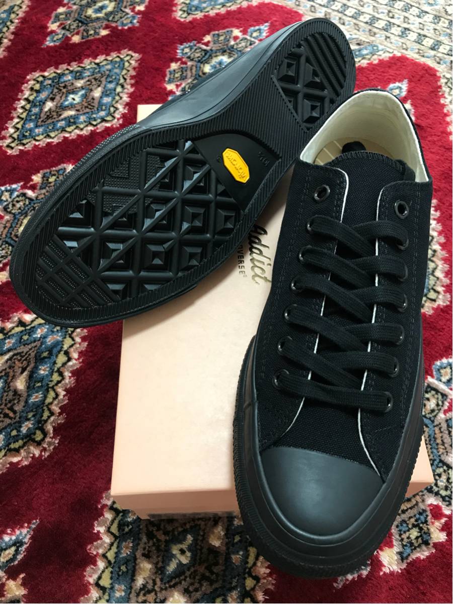 新品 CONVERSE ADDICT 29cm 10.5 CHUCK TAYLOR コンバース アディクト チャックテイラー 黒 ブラック オールスターローカット ギャルソン