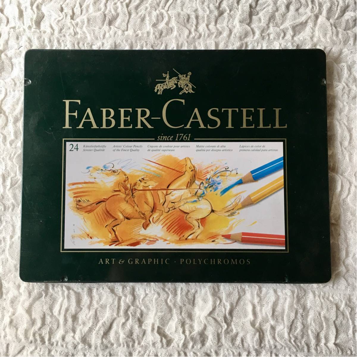 【中古品】FABER-CASTELL 色鉛筆24色_1