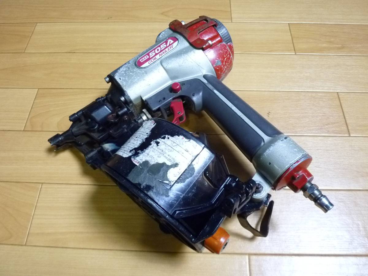 505(エアーツール)の中古品 MAX MAXマックス CN-505A 常圧50釘打ち機 