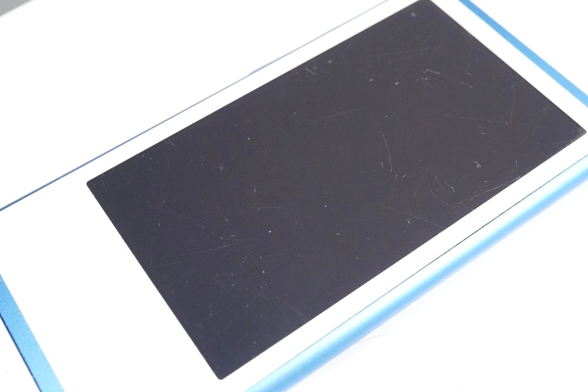 #6953 iPod nano 16GB USED美品 第7世代 2015年モデル ブルー MKN02J デジタルオーディオプレーヤー Apple 1円～ R