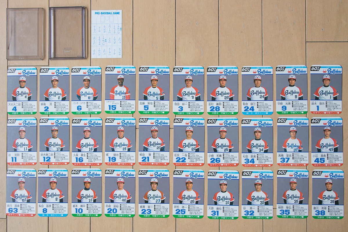 タカラ プロ野球カード 60年度 近鉄バファローズ 大石大二郎 バンボ