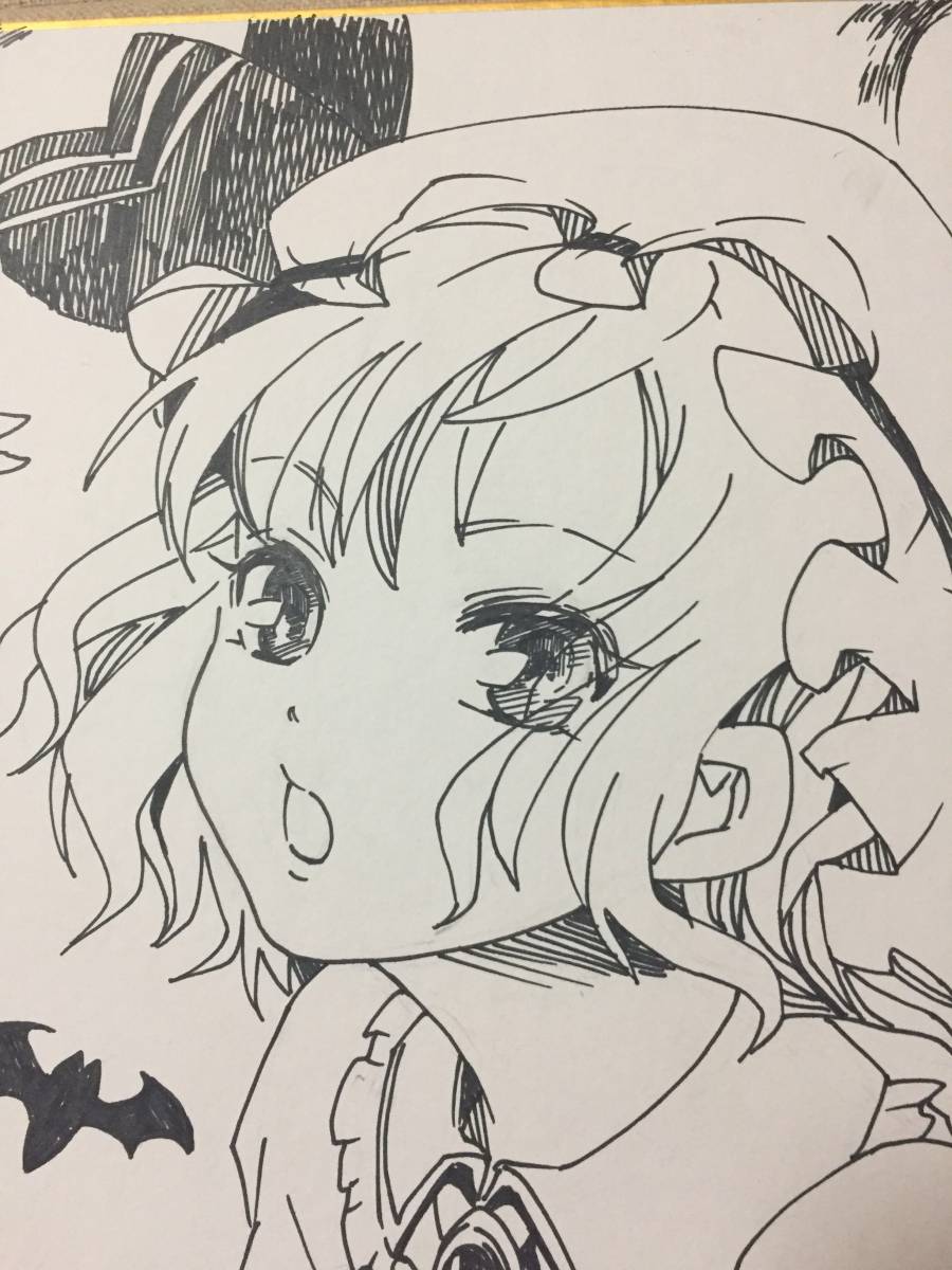 手書きイラスト 東方 レミリア スカーレット 手描きイラスト(手描き