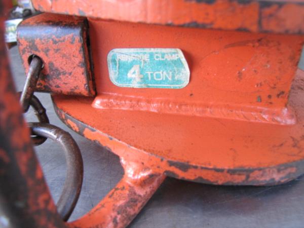 レンフロークランプ RENFROE 日本クランプ 横つり専用クランプ 4t 