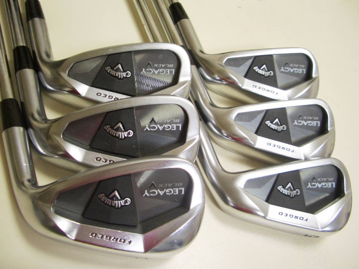 名器中の名器！ キャロウェイ レガシー ブラック ＦＯＲＧＥＤ アイアン ６本セット 中古