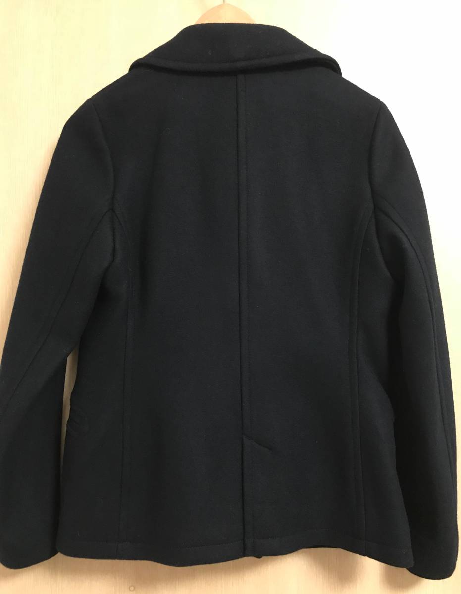 新品☆ユニクロイネス ウールブレンドPコート ネイビーM　