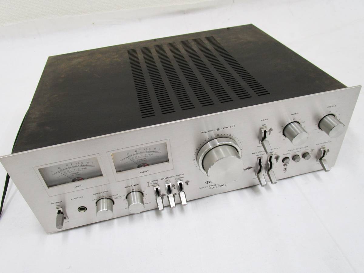 16/04-27 Technics テクニクス SU-7700Ⅱ プリメインアンプ