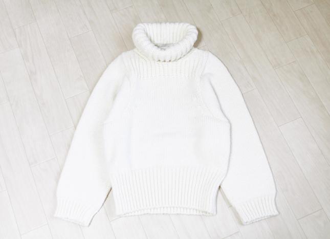 ステラマッカートニー STELLA McCARTNEY タートル チャンキーニット セーター/ ほっこり暖か☆ 可愛いオフホワイトカラー