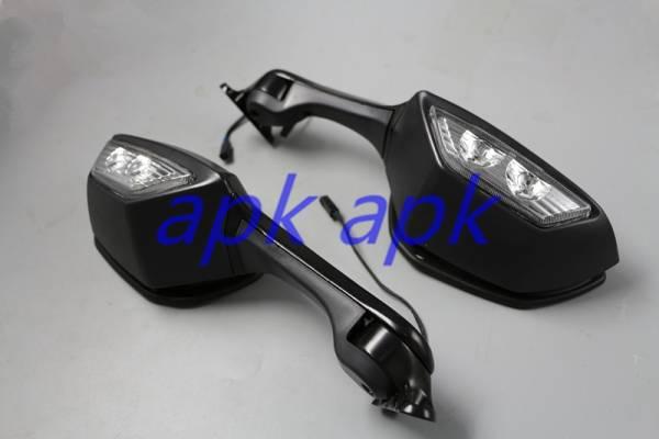 ZX10R 11-16 社外ウィンカー付きバックミラー